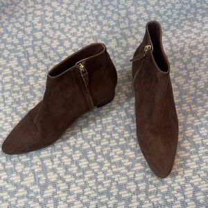 Manolo Blahnik Brown Ankle Boots